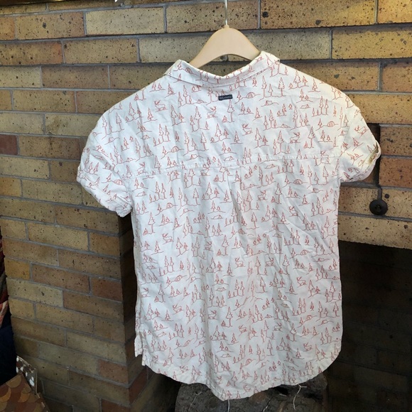 ❤️ Columbia Printed 1/2 Button Tee - Picture 2 of 3